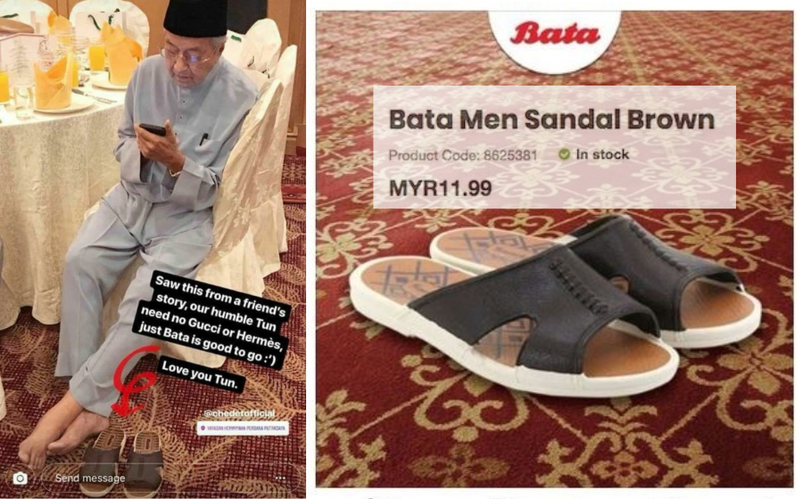 Current PM Tun M seems to have a bata grasp of what the simple things in life is. 