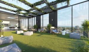 Enjoy every sunset amidst sprawling views of Melbourne from the stunning rooftop garden