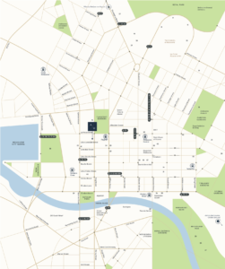 Location map of Aspire, Melbourne